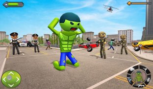 Stickman Incredible Monster Hero City Rampage screenshot 3