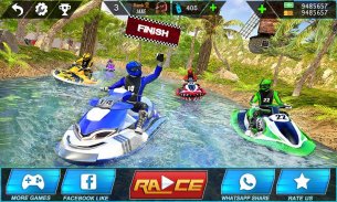 Водный мотоцикл Лодка Гонки 3D screenshot 1