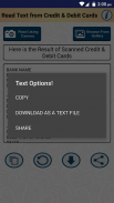 Read & Save Text of Credit Card & Debit Cards OCR screenshot 11