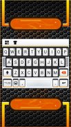 Carbon 3d Tech Keyboard Theme screenshot 0