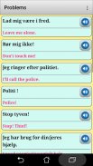 Danish phrasebook and phrases screenshot 0