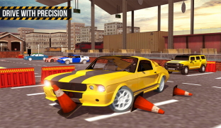 🚗Akıllı Araba Sürüş Okulu 3D: Havaalanı Park Mani screenshot 13