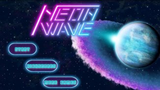 Neon Wave - Space War Shooter screenshot 0