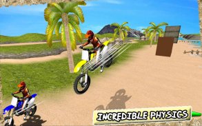 Beach Moto Bike Stunts screenshot 2