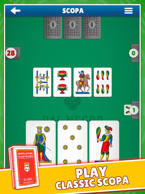 Escopa Italiana Online for Free - Card Games