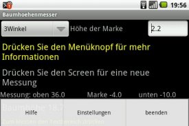 Baumhöhenmesser screenshot 2