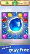 Gems & Jewel Crush - Jeu de puzzle Match 3 Jewels screenshot 1