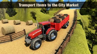 Gerçek tarım Traktör Simülatör-çiftçilik oyun 2019 screenshot 5