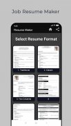 Job Resume Maker screenshot 3
