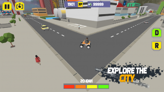 ATV QuadBike Driver Crazy Town screenshot 13