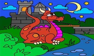 बच्चों के लिए ड्राइंग - ड्रैगन screenshot 3