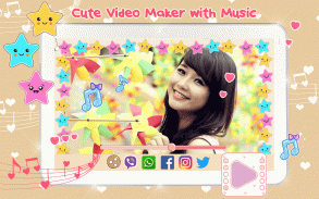 Cute Video Maker with Music screenshot 11