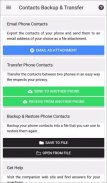 123 Contacts Backup & Transfer screenshot 4