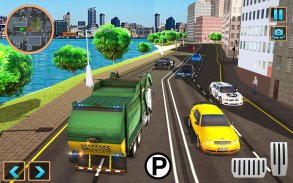 Garbage Truck Driving Simulator: Truck Driver Game screenshot 11