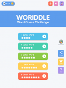 Woriddle! Word Guess Challenge screenshot 11