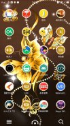 3D Golden ButterFly Launcher Wallpaper Theme screenshot 1