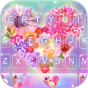 Lovely Flower Heart Tema de te Icon