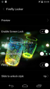 Fireflies lockscreen screenshot 8