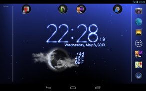 Weather Clock Live Wallpaper screenshot 2