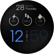 Minimal Digital Watch Face LS screenshot 6