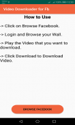 Video Downloader for Facebook - FB Video Download screenshot 1