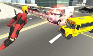Flying Superhero Revenge: Grand City Captain Games screenshot 1