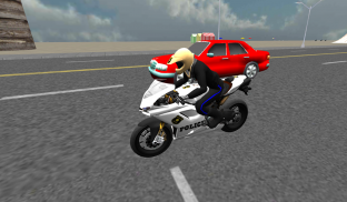 polícia 3D moto de condução screenshot 18