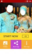 Hijab Wedding Couple Suit screenshot 0