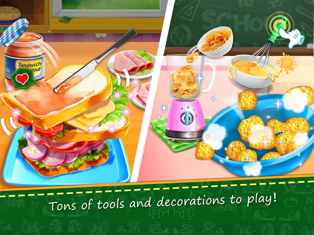 School Lunch Food Maker - Kids Cooking Games FREE::Appstore for  Android