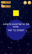 Jump On Circle -avoid obstacle screenshot 1