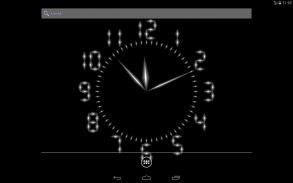 Shiny Clock Live Wallpaper screenshot 0