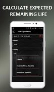 Age Calculator 2018 - Life Expectancy Calculator screenshot 1