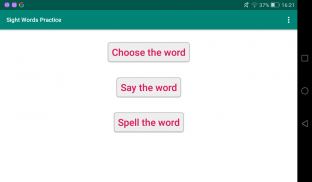 Sight Words Practice screenshot 2