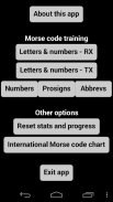 30WPM Amateur ham radio Koch CW Morse code trainer screenshot 0