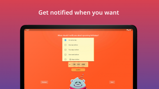 Birthday calendar reminder screenshot 8