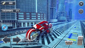 Underwater Racing Motorbike Flying Stunts screenshot 4