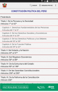 Constitución Política del Perú screenshot 10