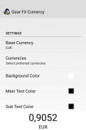 Currency for Gear Fit screenshot 0