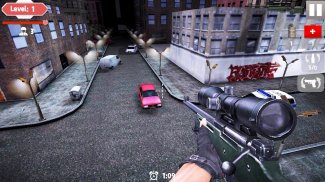 Sniper Tembak Perang 3D screenshot 0