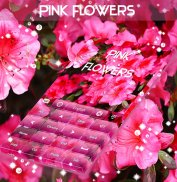 गुलाबी फूल कीबोर्ड screenshot 4