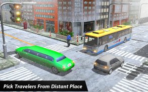 Uphill Limo Driver Snow Mountain Climb screenshot 11