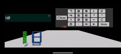 3D Calculator - Domino Falling screenshot 2