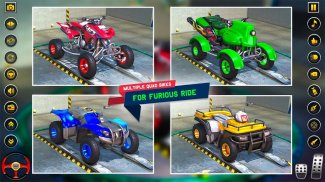 ATV Quad Bike Shooting e Simulador de Corridas screenshot 2
