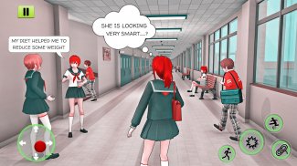 Anime High School Girl: Anime Life Simulator 3D screenshot 2