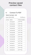 PhoneBook Backup: PDF Text VCF screenshot 3