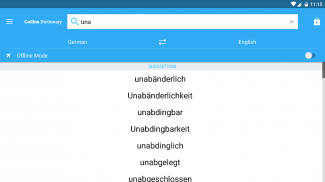 Collins German Dictionary screenshot 13
