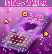 Amazing Keyboard Purple Passion screenshot 1