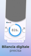 Bilancia digitale Sensoscale screenshot 3