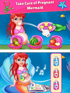 Mermaid Mom & Baby Care Game screenshot 1