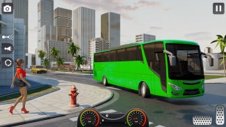 Long City Bus Driver 🚍🔥 Bus Simulator : Ultimate Multiplayer! Bus Wheels  Games Android 